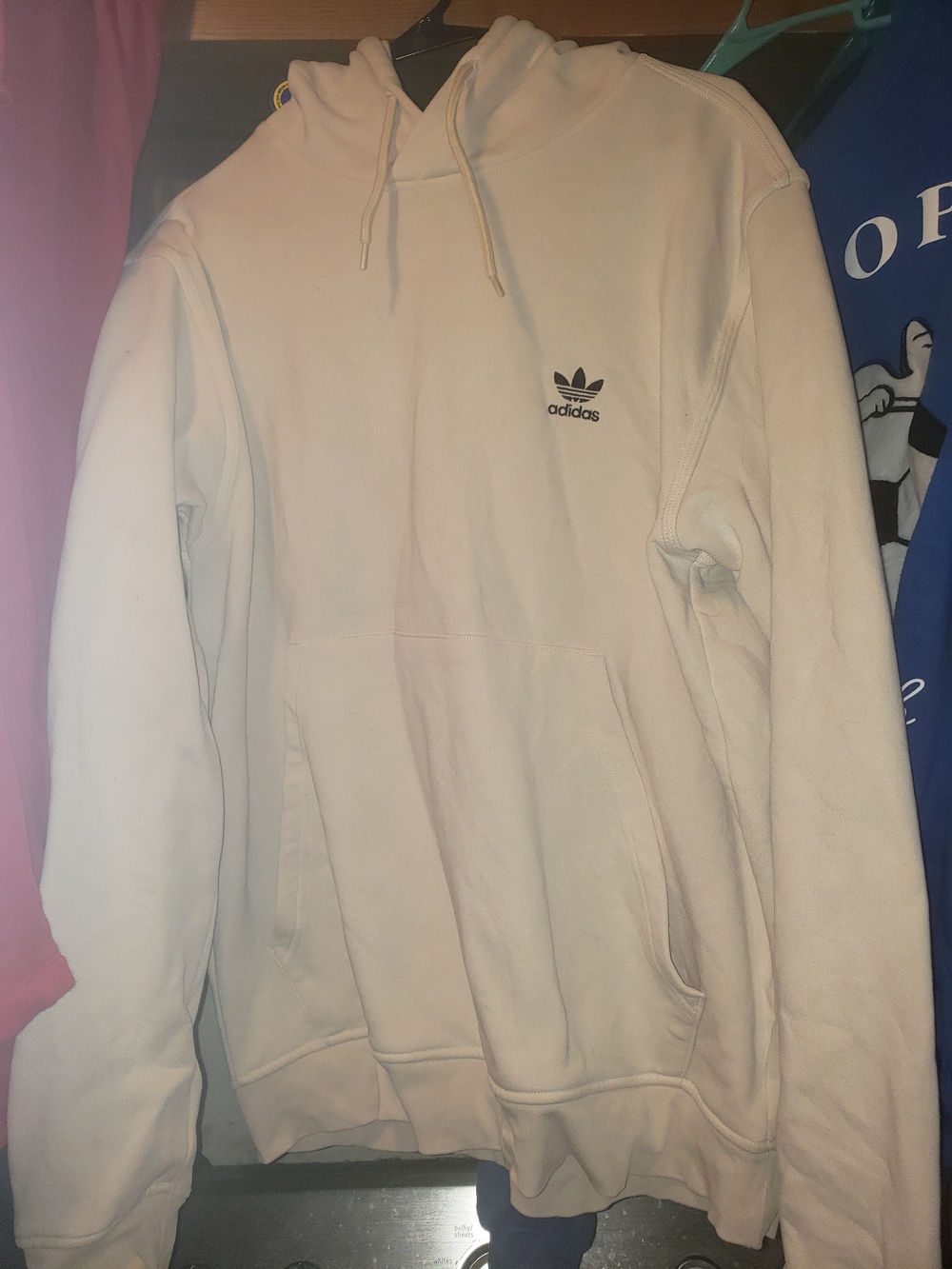 adidas Off-White Trefoil Pullover Hoodie